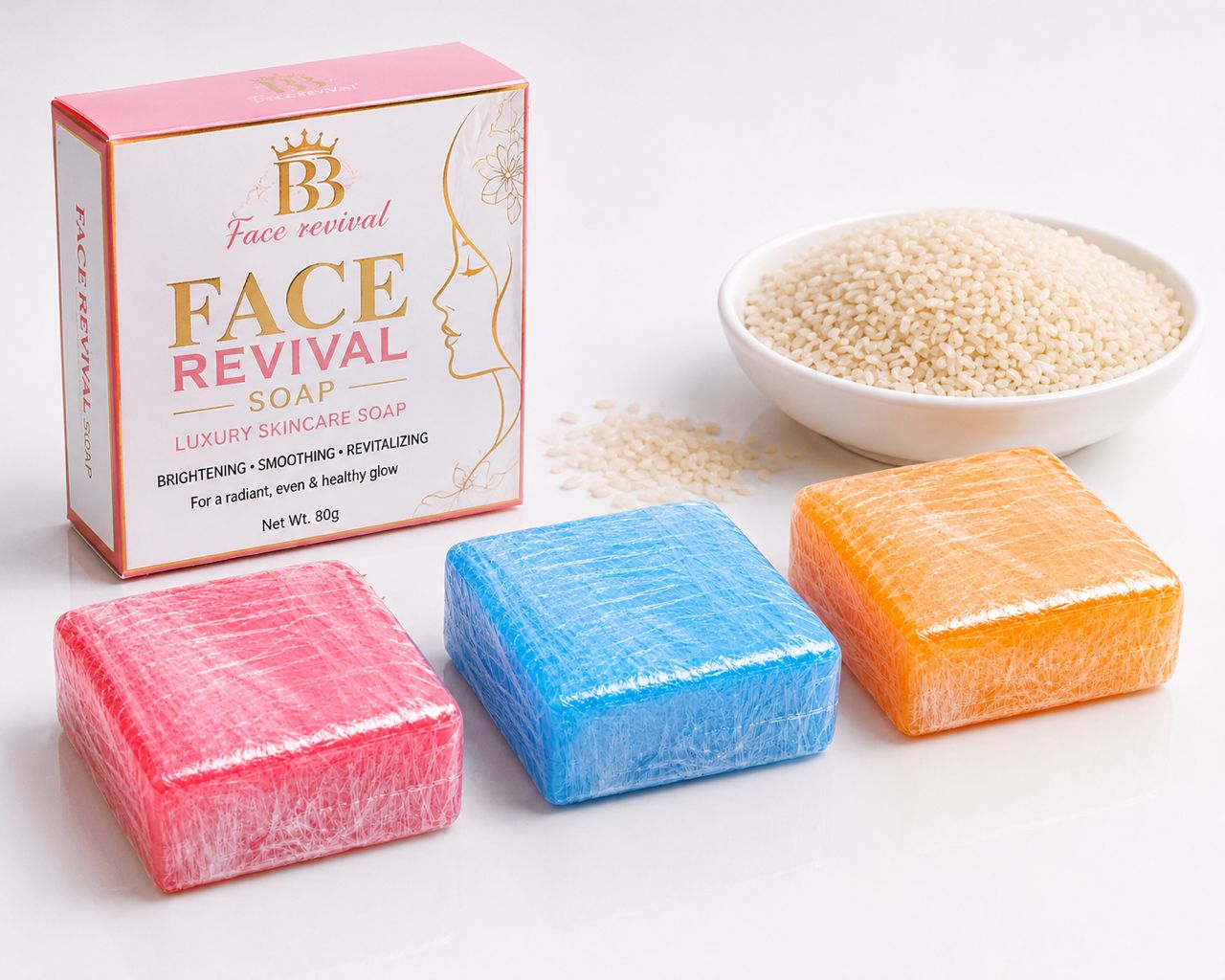 BibiGlow Face Revival Soap