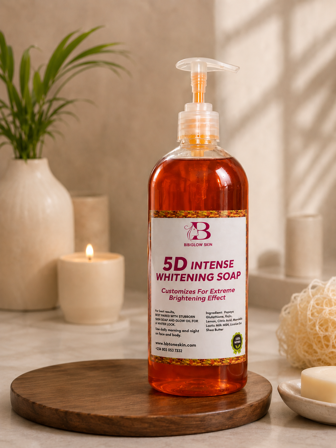 BB Glow Skin 5D Intense Whitening Soap